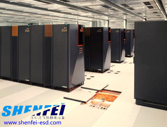 沈飛防靜電地板機(jī)房效果圖